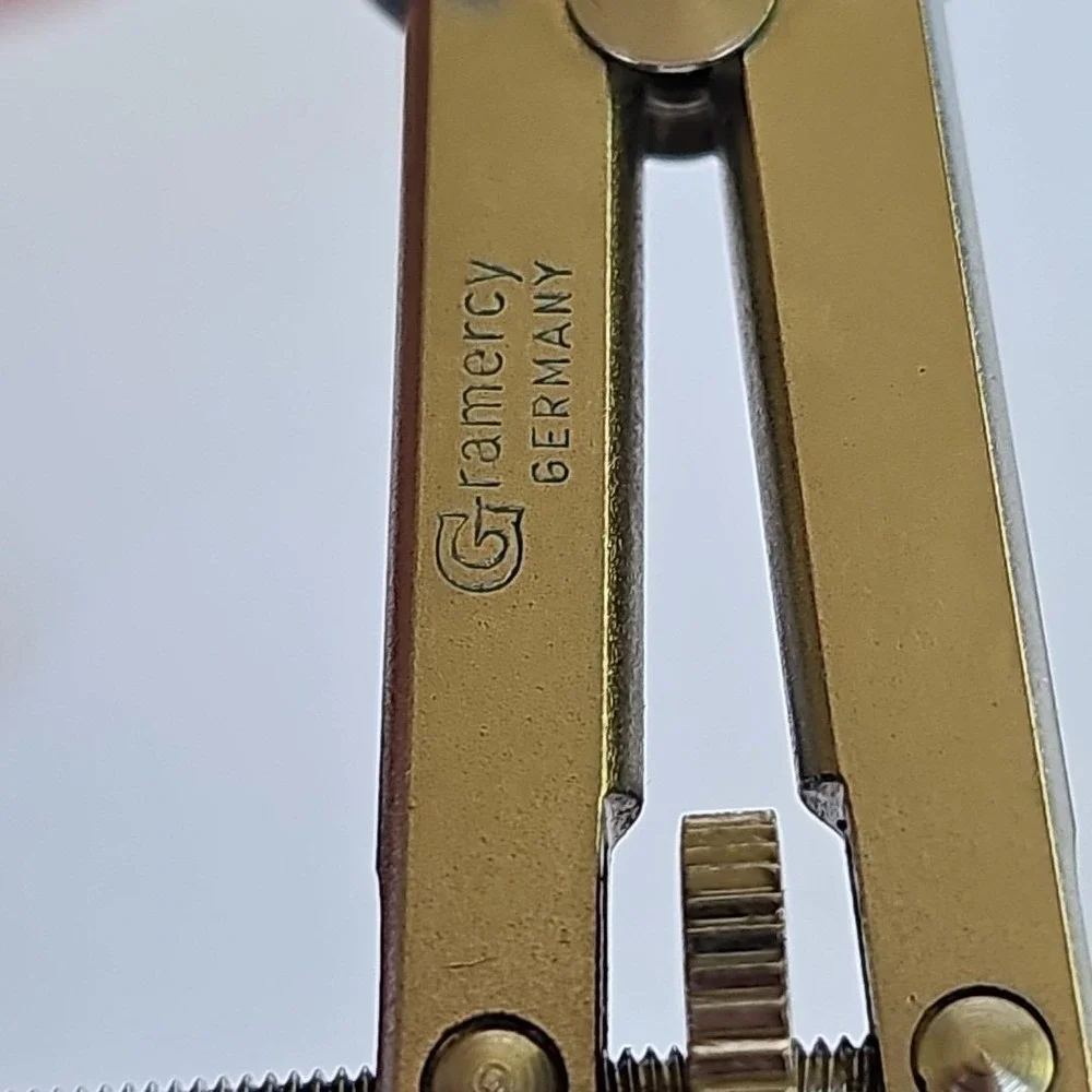 Vintage Gramercy Germany Drafting Compass Set Technical Drawing‎ Tools Architect